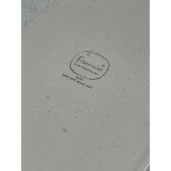 Franciscan Hacienda Green Oval Divided Vegetable Serving Bowl Dish - Picture 7 of 7